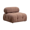 Module central pour canapé modulable en tissu Bubble 1 Remises
