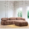 Module central pour canapé modulable en tissu Bubble 1 Vente