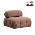 Module central pour canapé modulable en tissu Bubble 1 Promotion