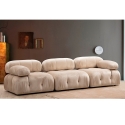 Module central pour canapé modulable en velours Bubble 1V Vente