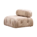Module central pour canapé modulable en velours Bubble 1V Offre