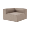 Module d'angle droit pour canapé modulable en lin Fora 1R Remises