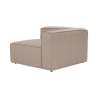 Module d'angle droit pour canapé modulable en lin Fora 1R Catalogue