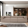 Module d'angle droit pour canapé modulable en lin Fora 1R Vente