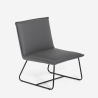 Fauteuil rembourré pour salon et bureau moderne en similicuir Lova Catalogue