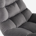 Fauteuil de salon moderne en velours design Karu Vente