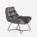 Fauteuil de salon moderne en velours design Karu Offre