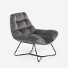 Fauteuil de salon moderne en velours design Karu Offre
