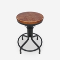 Tabouret de bar cuisine au style industriel réglable à vis Skape Vente