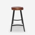 Tabouret industriel en bois et métal vintage pour cuisine Lumax Offre