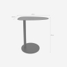 Table basse noire pour salon design moderne contemporain Javel Offre