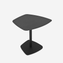 Table basse pour salon au design contemporain en métal noir Dusk Vente