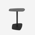 Table basse pour salon au design contemporain en métal noir Dusk Promotion