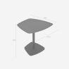 Table basse pour salon au design contemporain en métal noir Dusk Offre