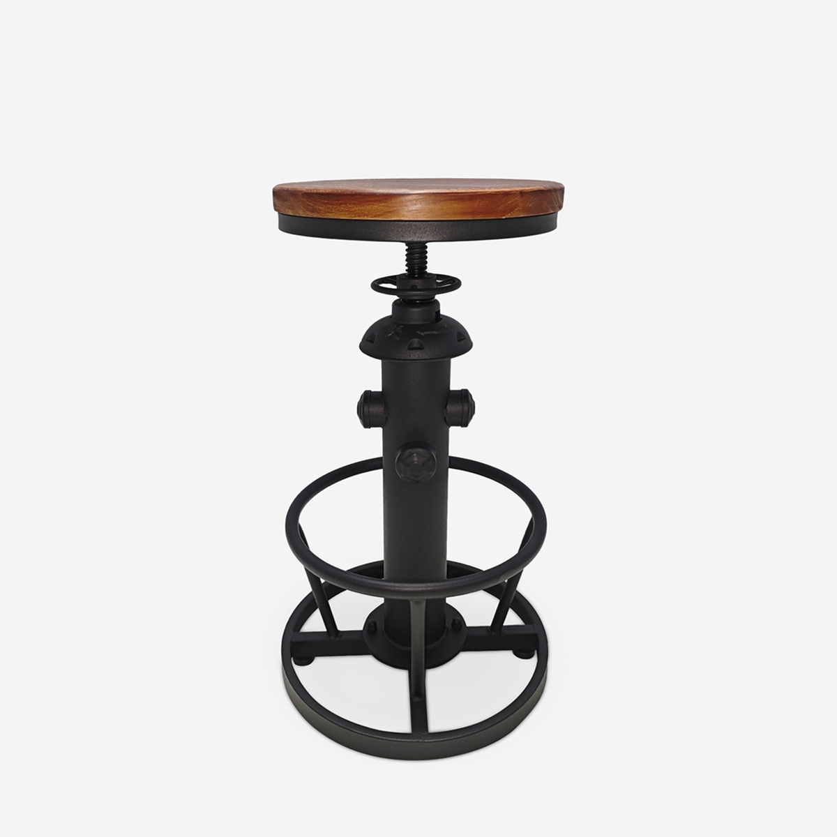 Tabouret de bar vintage industriel réglable avec repose-pieds Ziblo Promotion Tabouret de bar vintage industriel réglable avec repose-pieds Ziblo Promotion