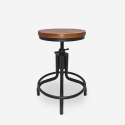 Tabouret de bar cuisine au style industriel réglable à vis Skape Promotion