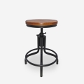 Tabouret de bar cuisine au style industriel réglable à vis Skape Promotion