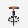 Tabouret de bar cuisine au style industriel réglable à vis Skape Promotion