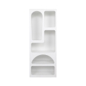 Étagère murale design blanc moderne avec 5 compartiments H150cm Venus Offre