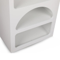 Étagère murale design blanc moderne avec 5 compartiments H150cm Venus Modèle