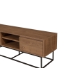 Meuble TV industriel moderne 140x40x50cm en bois et métal Rodez Offre