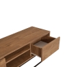 Meuble TV industriel moderne 140x40x50cm en bois et métal Rodez Remises
