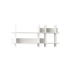 Étagère murale design 150x70cm en bois blanc Beads Vente