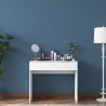 Coiffeuse mobile blanche avec tiroir à 8 compartiments Uppy Vente