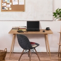 Bureau moderne en bois 120x60cm naturel Fabio Vente