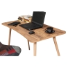 Bureau moderne en bois 120x60cm naturel Fabio Offre
