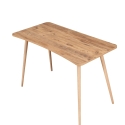 Bureau moderne en bois 120x60cm naturel Fabio Remises