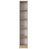 Bibliothèque murale haute et étroite 170 cm avec 5 étagères en bois Wally Remises