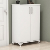 Meuble d'entrée et armoire à chaussures à 2 portes et 5 compartiments Asta Vente