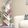 Bibliothèque moderne sur pied h128cm avec 7 étagères inclinées Hitty Offre
