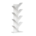 Bibliothèque moderne sur pied h128cm avec 7 étagères inclinées Hitty Remises