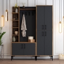 Meuble d'entrée avec penderie et armoire à chaussures 150x200cm Viyana L Vente
