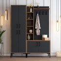 Meuble d'entrée avec penderie et armoire à chaussures 150x200cm Viyana L Offre