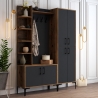 Meuble d'entrée avec penderie et armoire à chaussures 150x200cm Viyana L Remises