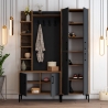 Meuble d'entrée avec penderie et armoire à chaussures 150x200cm Viyana L Réductions