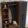 Meuble d'entrée avec penderie et armoire à chaussures 150x200cm Viyana L Catalogue