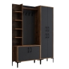 Meuble d'entrée avec penderie et armoire à chaussures 150x200cm Viyana L Choix