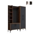 Meuble d'entrée avec penderie et armoire à chaussures 150x200cm Viyana L Promotion