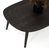Table basse moderne en bois ovale asymétrique 115x50 cm Sweet Caractéristiques