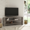 Meuble TV d'angle avec 3 étagères 110x36cm Thales Vente