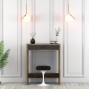 Coiffeuse maquillage avec tiroir et 15 compartiments 70x40cm Lizbon Offre