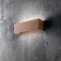 Applique murale lampe LED rectangulaire moderne en bois Badia-P Promotion