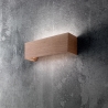 Applique murale lampe LED rectangulaire moderne en bois Badia-P Promotion