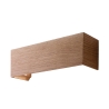 Applique murale lampe LED rectangulaire moderne en bois Badia-P Vente