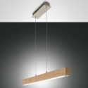 Lustre et plafonnier à LED bois clair et métal salon cuisine Badia-S Offre