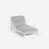 Chaise longue canapé pour chiens et chats en velours Serin 